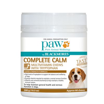 PAW Complete Calm Multivitamin Chews with Tryptophan 300g