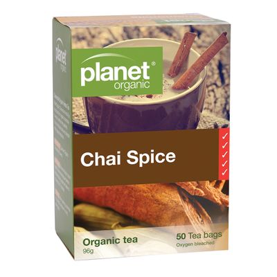 Planet Organic Chai Spice Herbal Tea x 50 Tea Bags