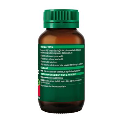 Thompson's High Strength Ultra CoQ10 300mg Ingredients