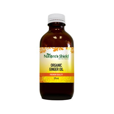 Nature's Shield Organic Edible Ginger Oil 25ml