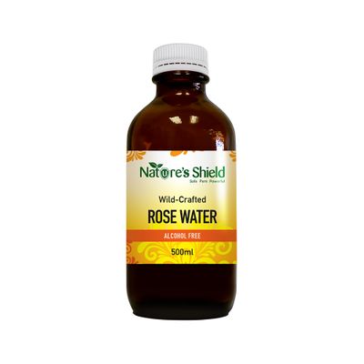 Nature's Shield Wild Crafted Rose Water 500ml