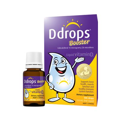 Ddrops Booster Liquid Vitamin D3 | 600IU