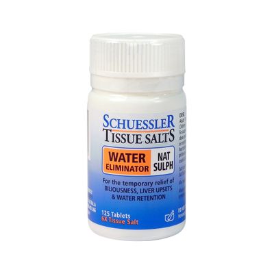 Schuessler Tissue Salts Nat Sulph Water Eliminator Tablets