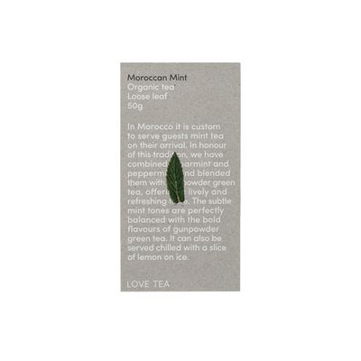 Love Tea Organic Moroccan Mint 50g