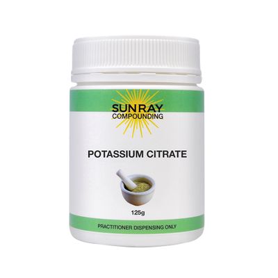 Sunray Potassium Citrate 125g