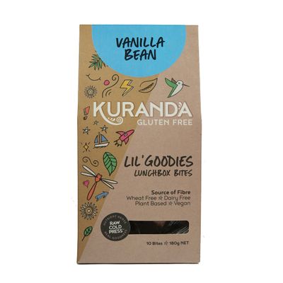 Kuranda G Free Lil Goodies Lunch Bites Vanilla Bean18gx10Pk