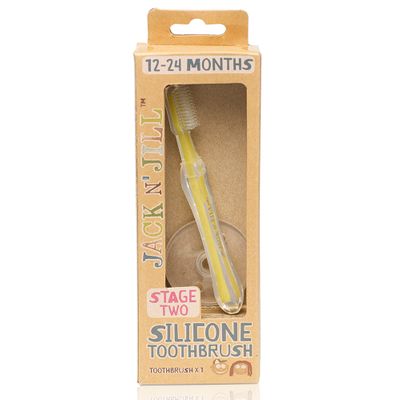 Jack N' Jill Silicone Toothbrush Stage 2 (1 to 2 years)