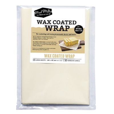 Mad Millie Wax Coated Wrap (480x480mm sheets) x 10 Pack