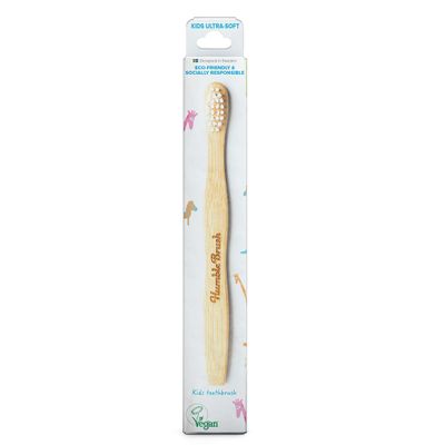 The Humble Co. Toothbrush Bamboo Kids Ultra Soft White
