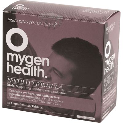 Mygen Health Fertility Formula Male | 30 Tablets & 30 Capsules