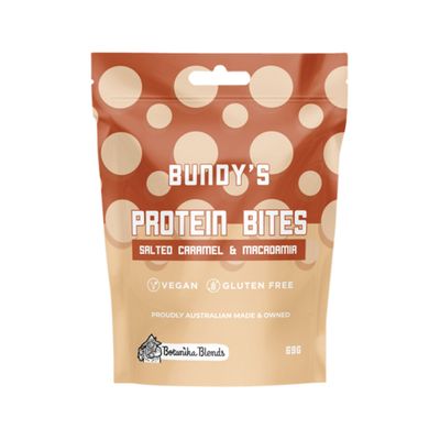 Bundys Protein Bites Salted Caramel and Macadamia 69g