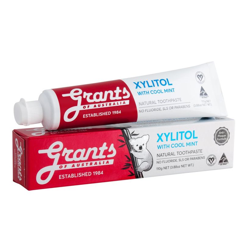 Grants Toothpaste Xylitol with Cool Mint Australian Vitamins