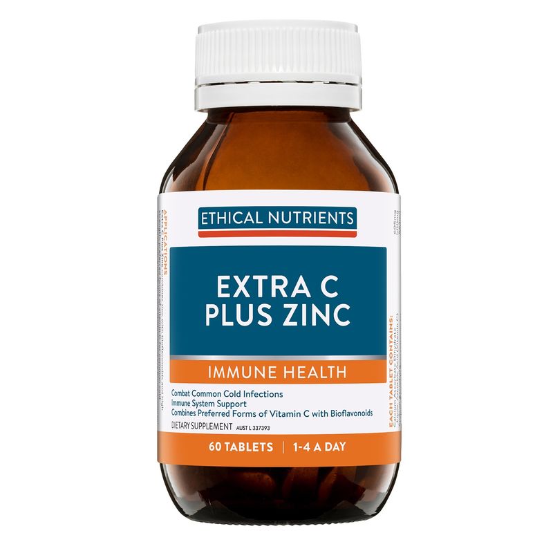 Ethical Nutrients Extra C Plus Zinc 25 OFF RRP Australian Vitamins
