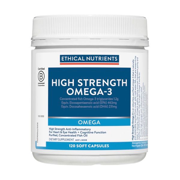 Ethical Nutrients HiStrength Fish Oil Capsules 25 to 35 OFF RRP