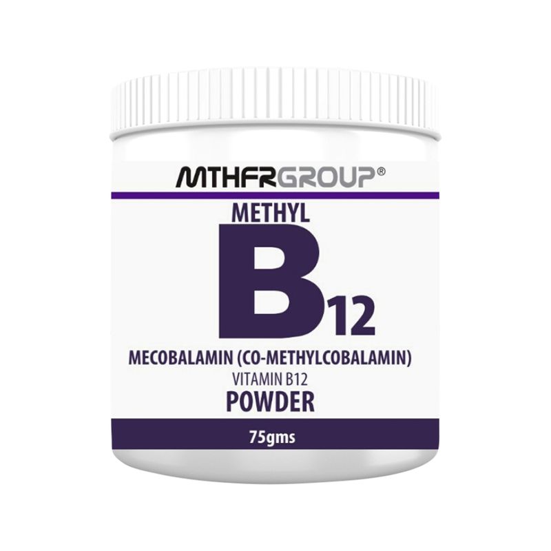 Mthfr Group Mecobalamin (methylcobalamin) B12 Powder 75g Australian