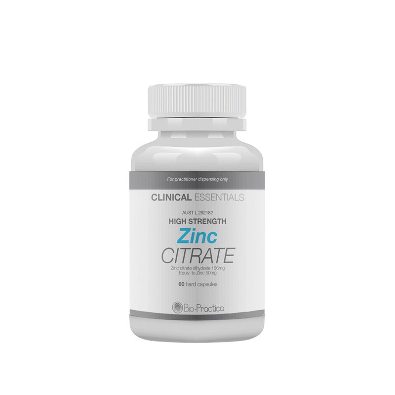 Biopractica Clinical Essentials Zinc Citrate 60c Australian Vitamins