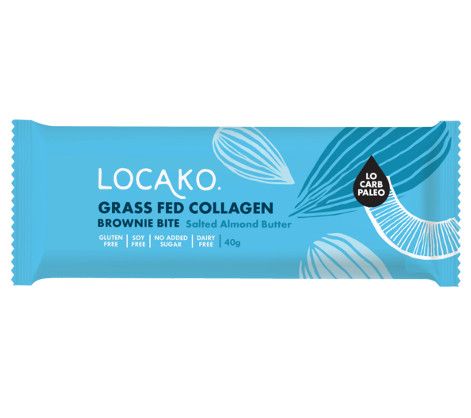 Locako Bar | Grass Fed Collagen Brownie Bites | Salted Almond Butter ...