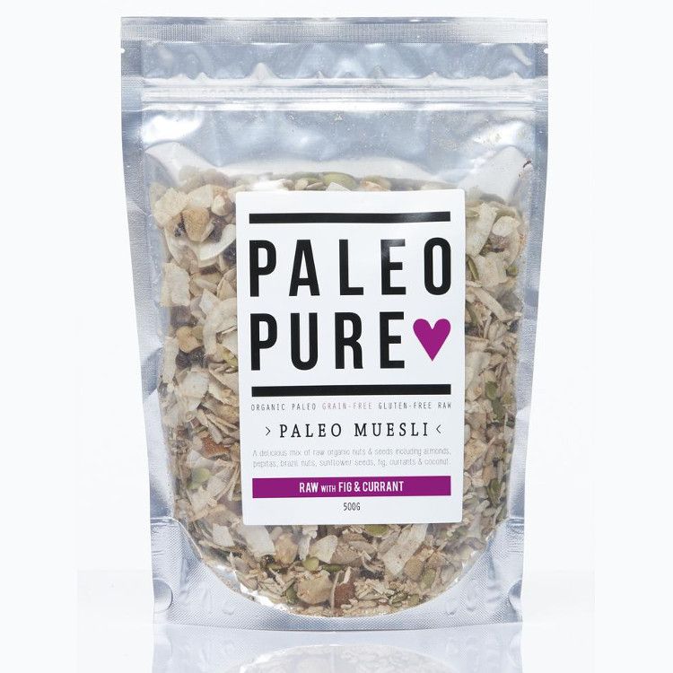 Paleo Pure Muesli Raw Fig & Currant Australian Vitamins