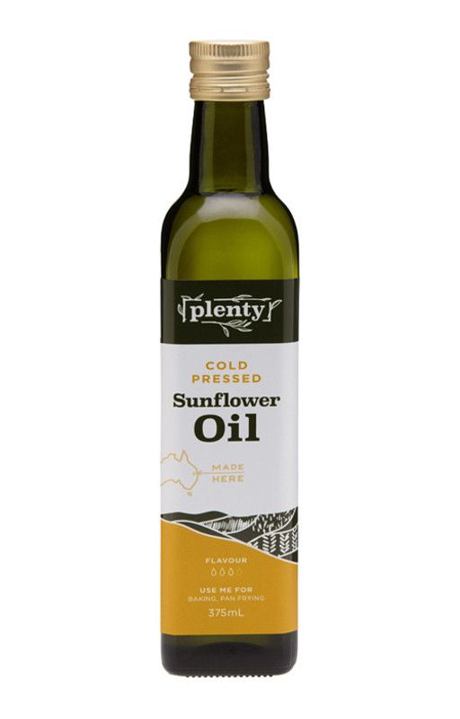 Plenty Foods Sunflower Oil Cold Pressed Australian Vitamins