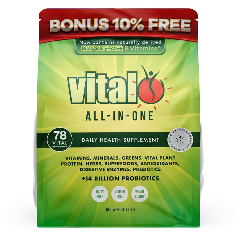 Vital Greens 1.1kg Bonus Bag Free Shipping Vital AllinOne
