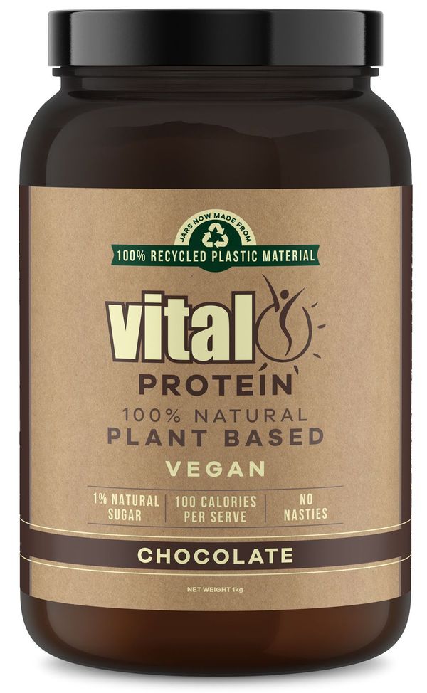 Vital Protein 1kg Chocolate Buy 4 for 43.95 each Vital Pea Protein