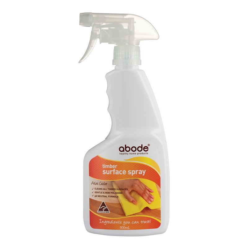 Abode Timber Surface Spray Atlas Cedar 500ml Australian Vitamins