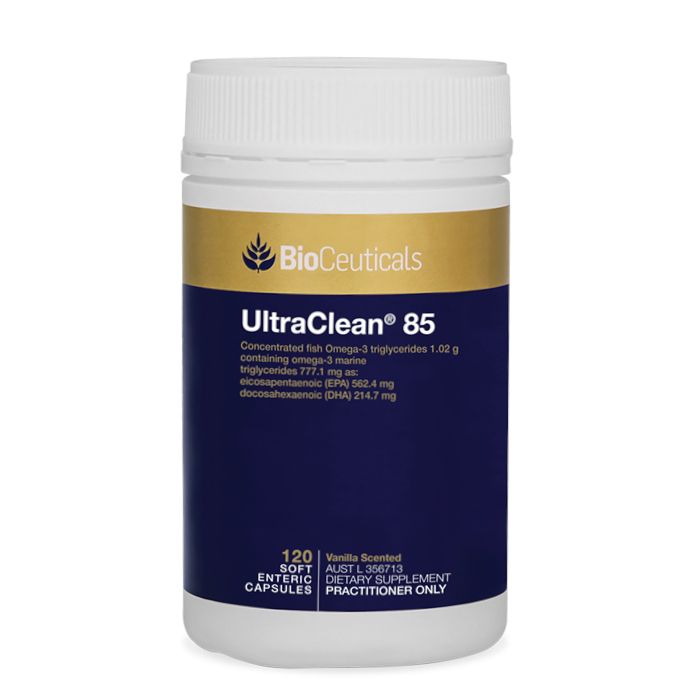 BioCeuticals UltraClean 85 Fish Oil Capsules Australian Vitamins
