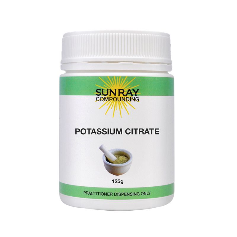 Sunray Potassium Citrate 125g Australian Vitamins