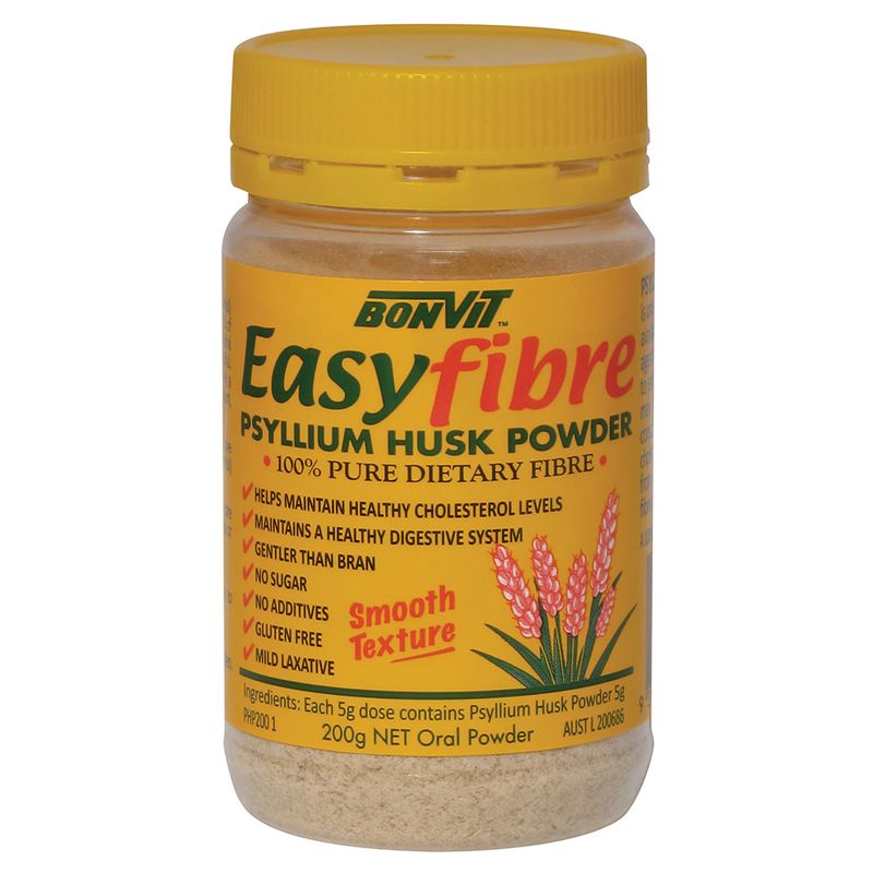 Bonvit Easyfibre Psyllium Husk Powder 200g Australian Vitamins